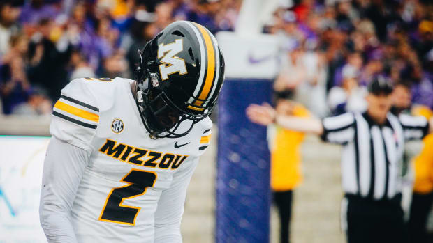 Mizzou football defensive back Ennis Rakestraw